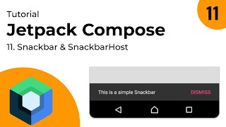 Tutorial Jetpack Compose Android - Snackbar & SnackbarHost - Part 11 screenshot 2