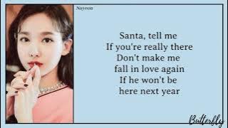 TWICE NAYEON - 'Santa Tell Me (Ariana Grande Cover)' / Lyrics