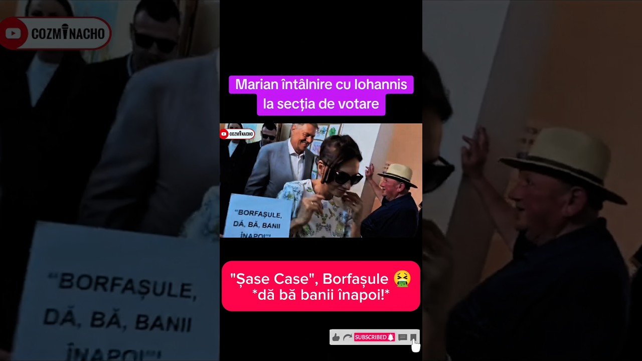 6 case - Iohannis a iesit la vot = Borfasule, da ba banii inapoi! 