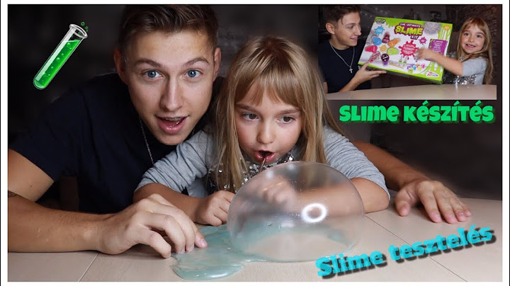 😍 SLIME TESZTELÉS A KISHÚGOMMAL + SLIME KÉSZÍTÉS 🧪 || Szender Milán