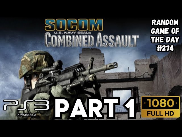 SOCOM US Navy Seals Combined Assault Gameplay Basics Part 1 | PS2