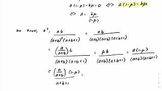 Posterior Estimation in Bernoulli Model using Prior Mean