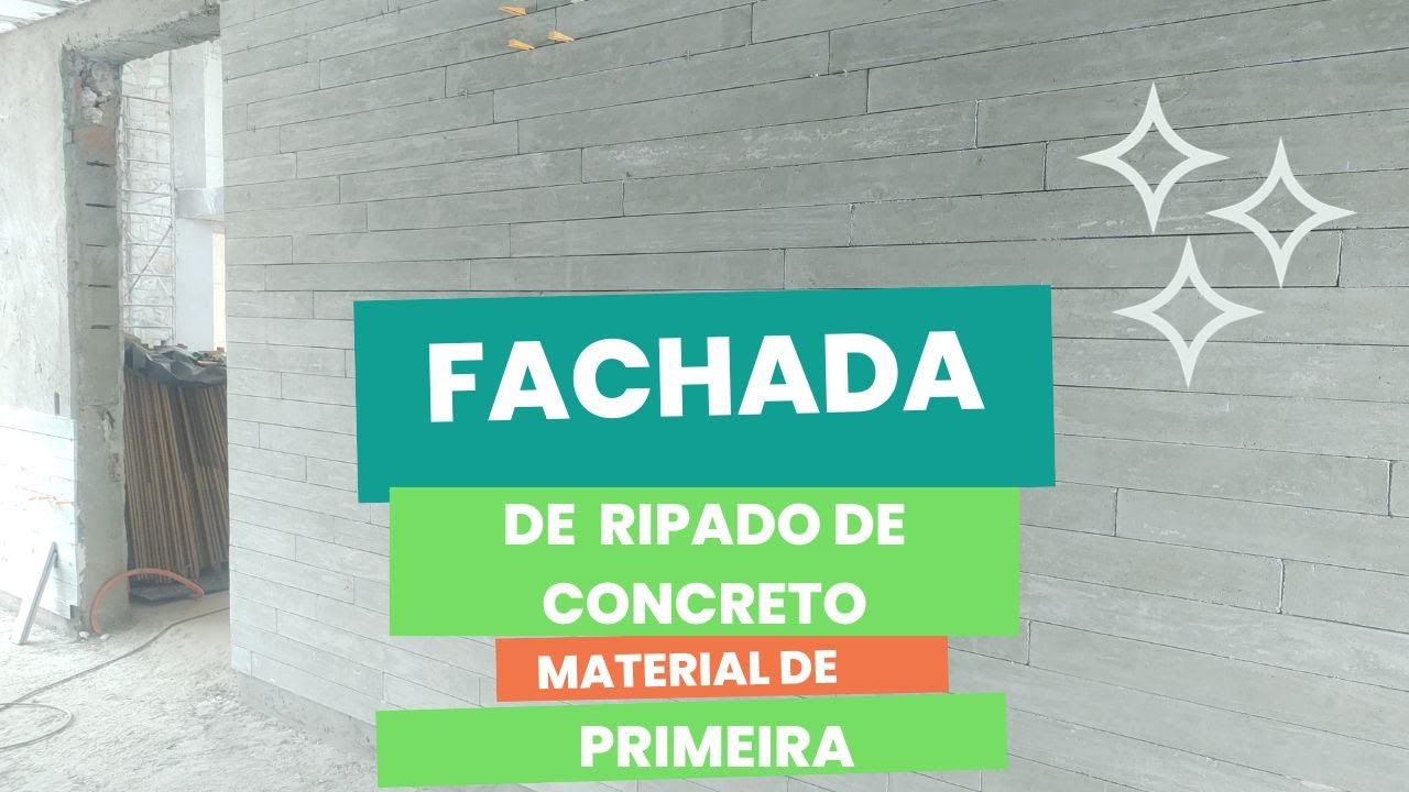 FACHADA DA CASA!!! COMO ASSENTAR RIPADO DE CONCRETO??