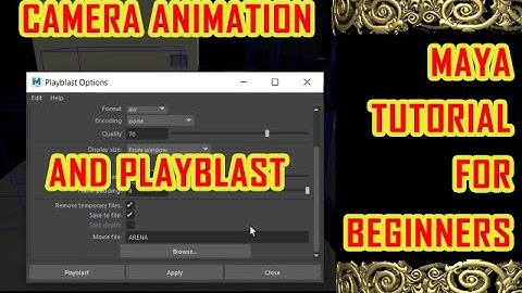 playblast in maya| how to make playblast in maya| hindi animation|animation playblast in maya