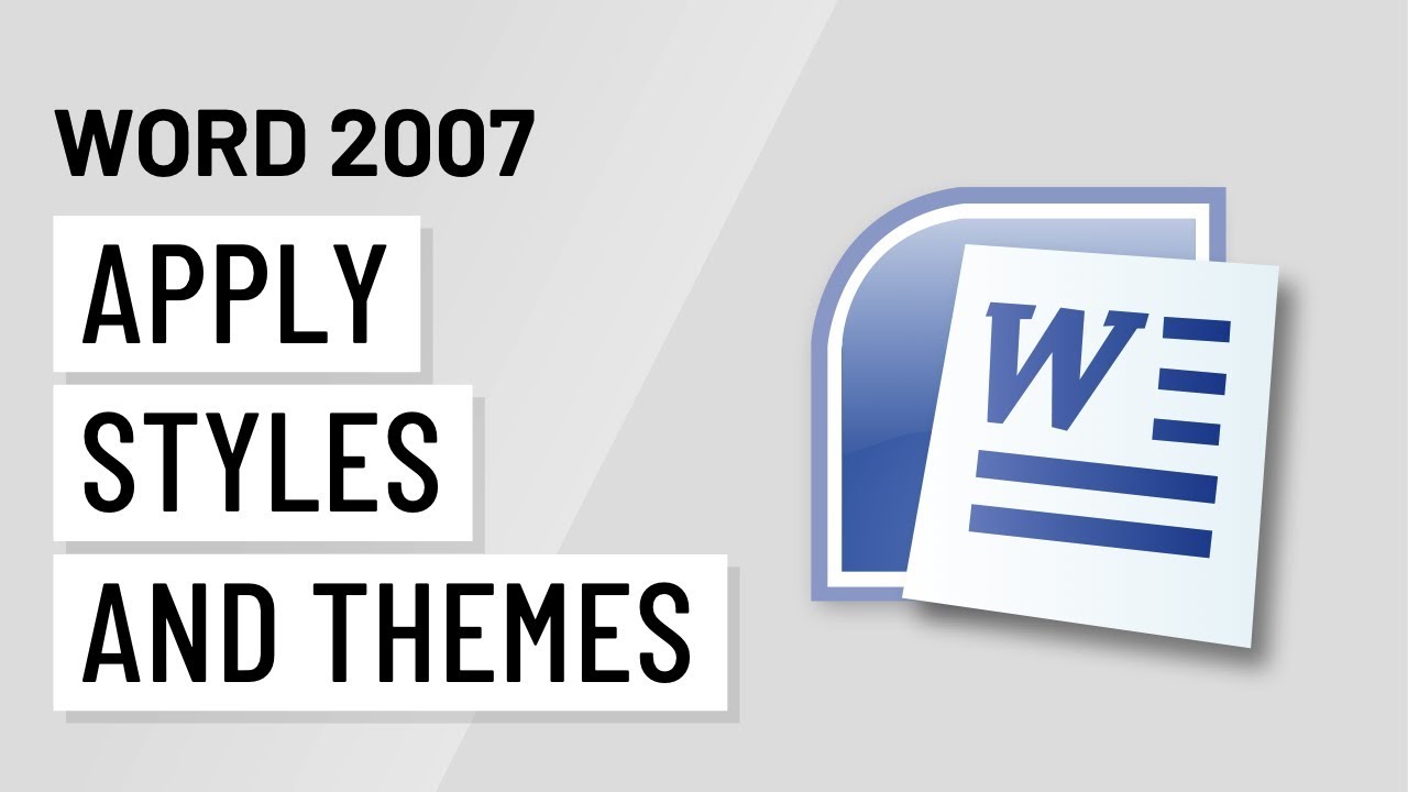 Microsoft Word Styles Themes and Templates