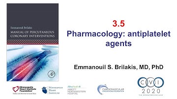 3.5 Manual of PCI - Pharmacology: antiplatelet agents