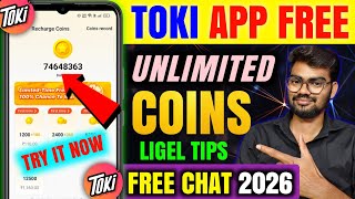 Free Toki App Coins | How to get free chat on Toki App | How to increase coins in Toki App | Toki... screenshot 2