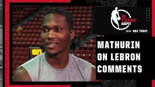 Bennedict Mathurin wants to clarify his comments about LeBron James 🤣 | NBA Today