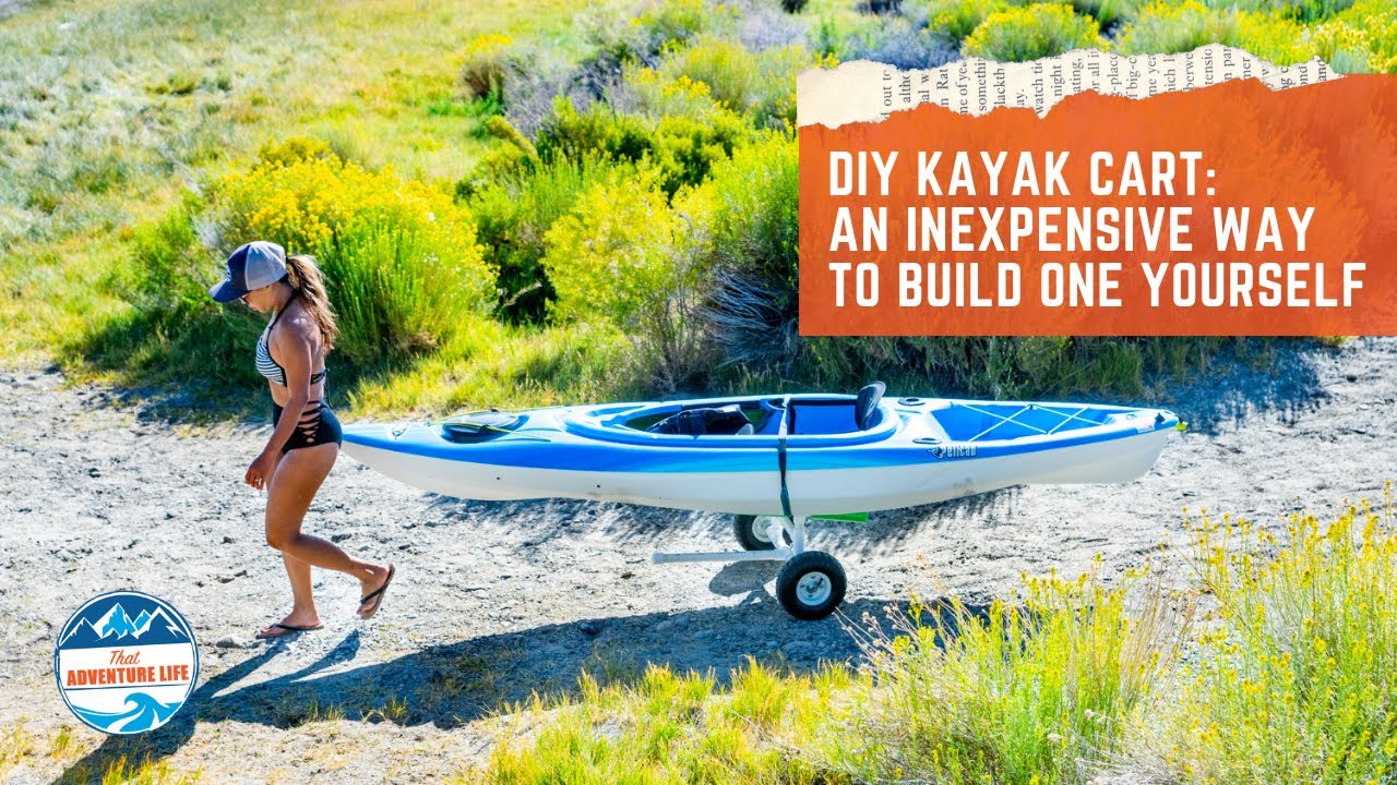 diy kayak scupper cart - youtube