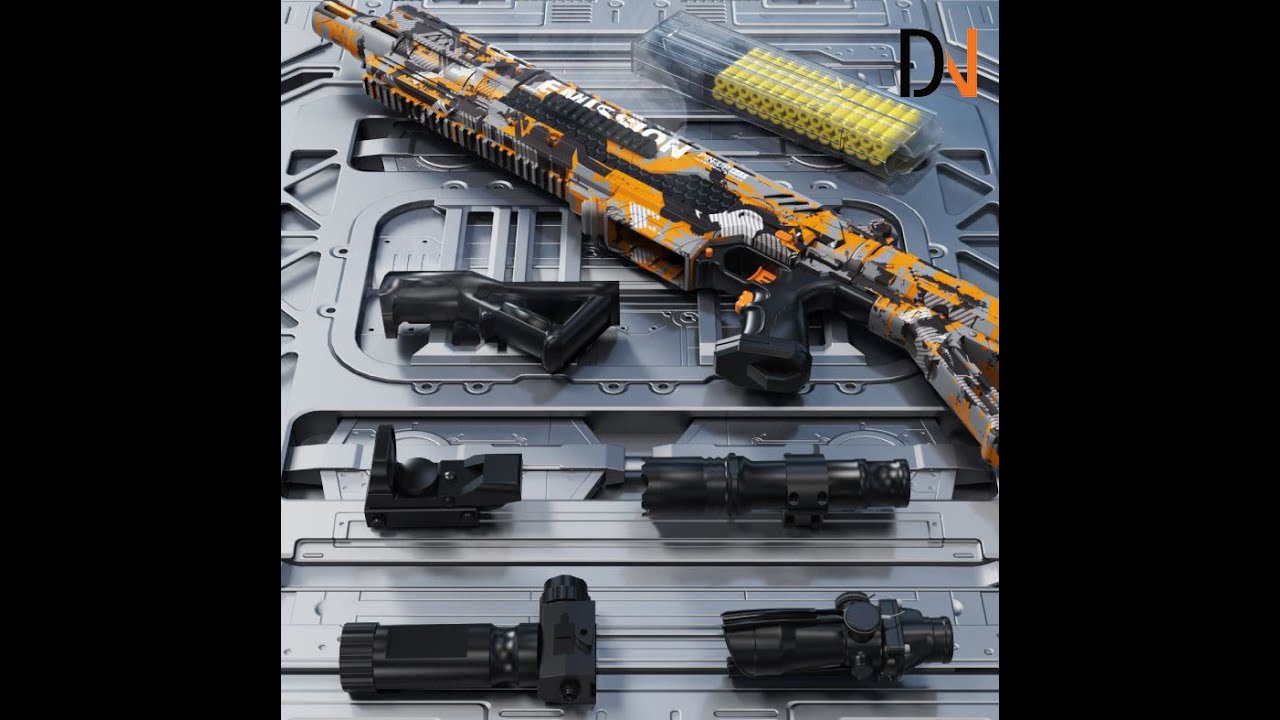 V6 Dart Blaster - M416V6 Phiên Bản Nâng Cấp Mạnh Mẽ