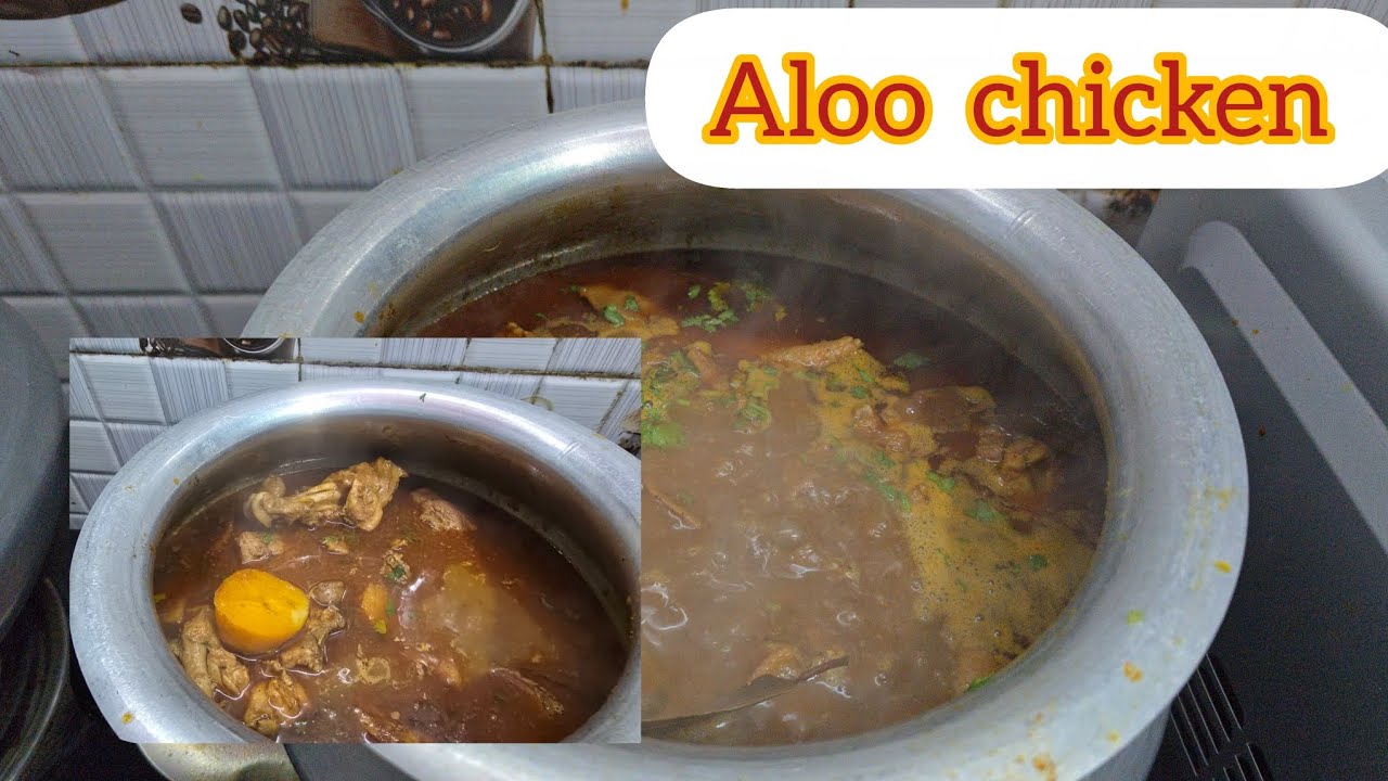 Chicken Aloo shorba Recipe😋😍||Aloo Chicken masala Recipe ||चिकन आलू curry 🍛 😋 