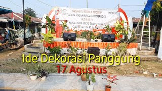 dekorasi panggung 17 agustus