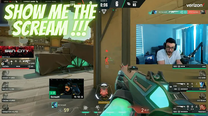 Show me The SCREM, Tarik's Reaction on Scream one taps #tarik #scream #valorant