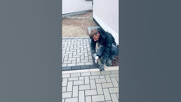 It turns out this is how the paving block installation process works