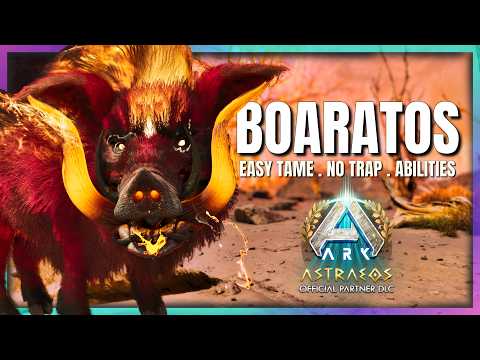The EASIEST way to Tame a BOARATOS! | Ark Survival Ascended