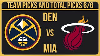 FREE NBA Picks Today 6/7/23 NBA Finals 2023 Picks and Predictions
