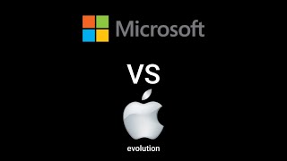 Microsoft VS Apple: evolution (1975 - 2024) (in lsp0's style)