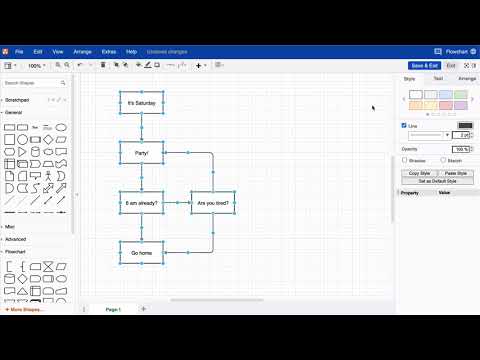 Make flowcharts in