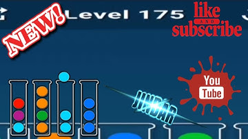 Ball Sort Puzzle Level 175 Color Sorting Games Level 175