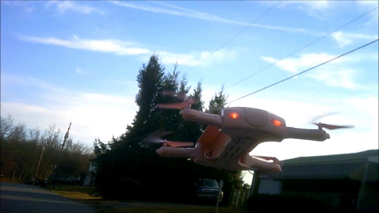 JJRC H37 Elfie Foldable Selfie Drone PINK UPGRADED Flight Test WIND Review