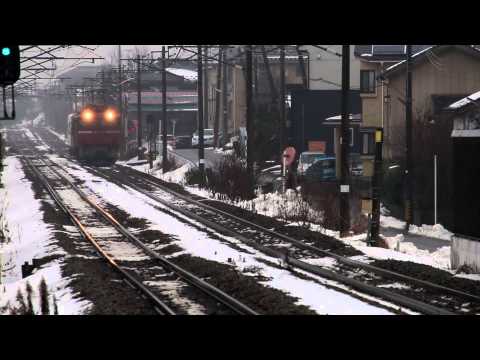 EF81 742「9460ﾚ甲137くま川鉄道ＤＣ」古津駅通過20141221