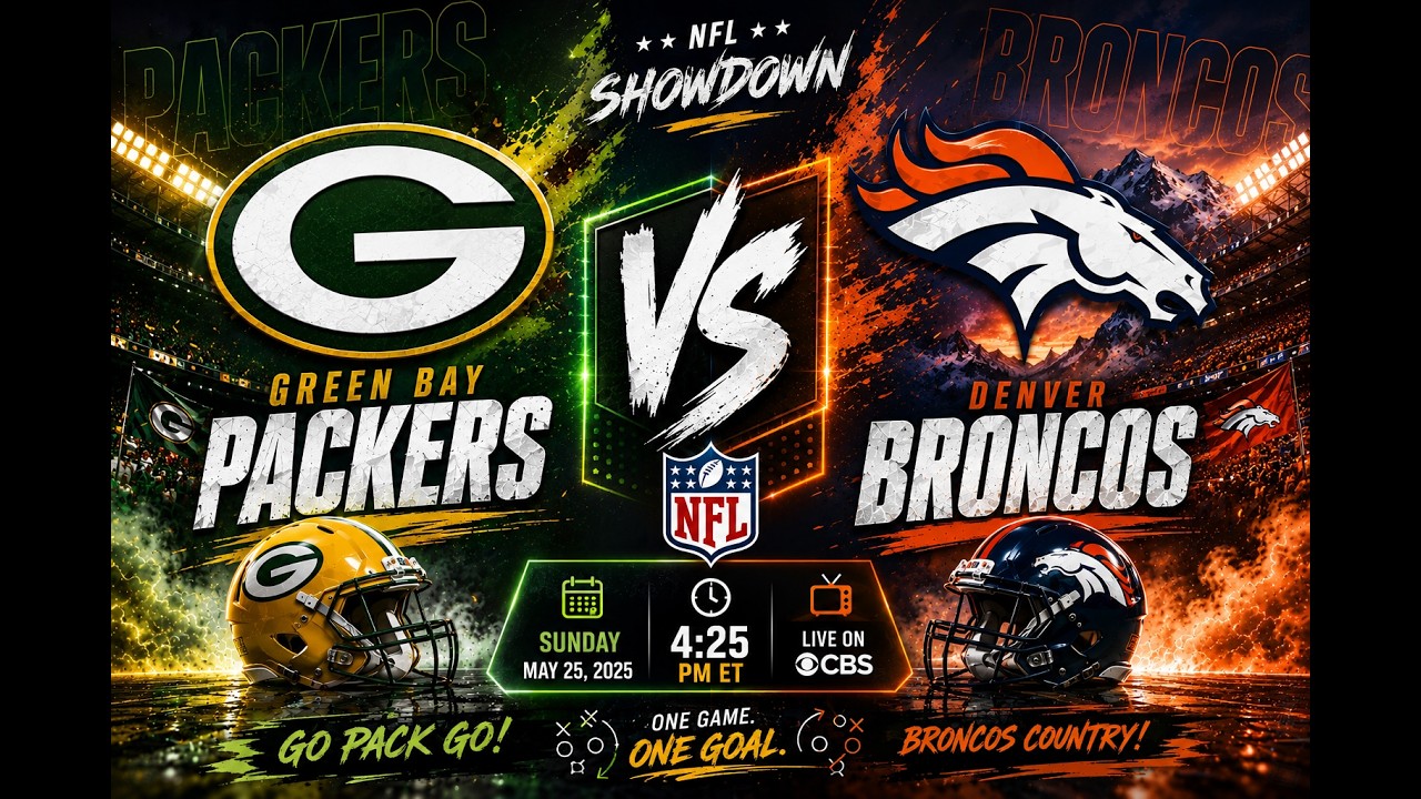 LIVE Stream: Green Bay Packers VS Denver Broncos | Preseason Matchup 2026