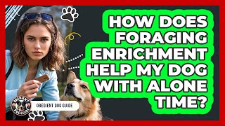 How Does Foraging Enrichment Help My Dog With Alone Time? - Obedient Dog Guide