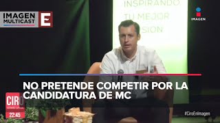 Luis Donaldo Colosio rechaza buscar candidatura de MC para 2024