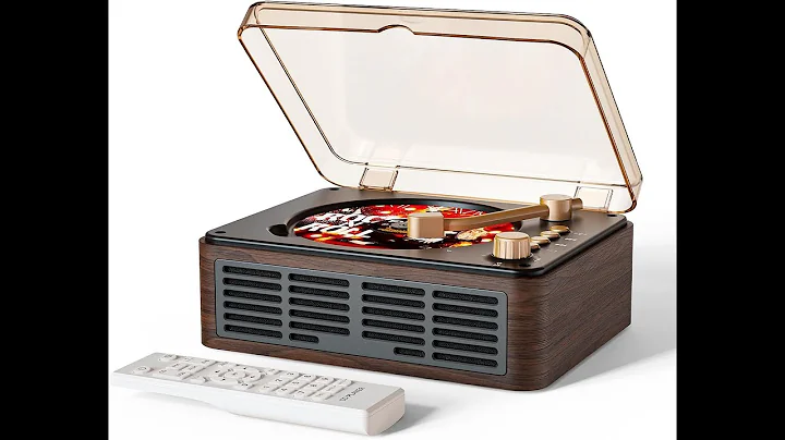 Retro Portable CD Players for Home Turntable Imitation | Unboxing and Testing