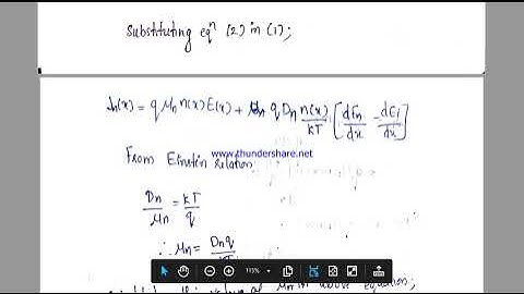 Gradients in quasi Fermi level