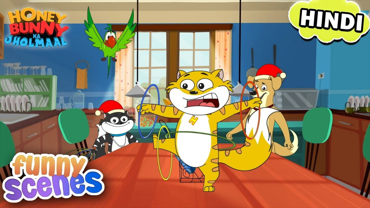 Honey Bunny Funny Scenes | Cartoon For Kids | Compilation - 06 | Animated Stories | YO Kids Masti