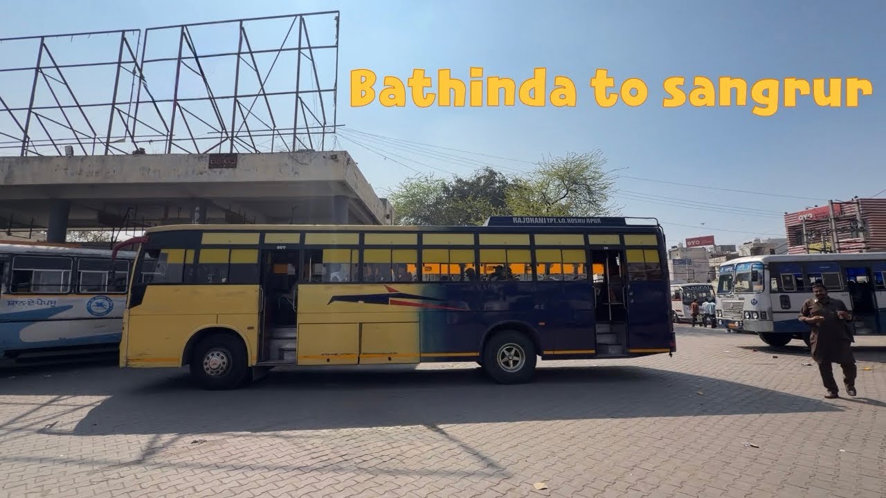 “Bathinda to Sangrur bus journey — fare only ₹170 🚍✨.”| Rajdhani Bus 🚍 Journey Vlog 🤳🏻| #busjourney 