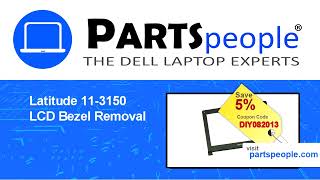 Latitude 11-3150 (P21T001) LCD Bezel How-To Video Tutorial