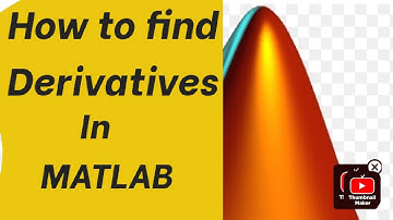 Derivatives in MATLAB: How to find derivatives of function using MATLAB. #matlab #derivatives