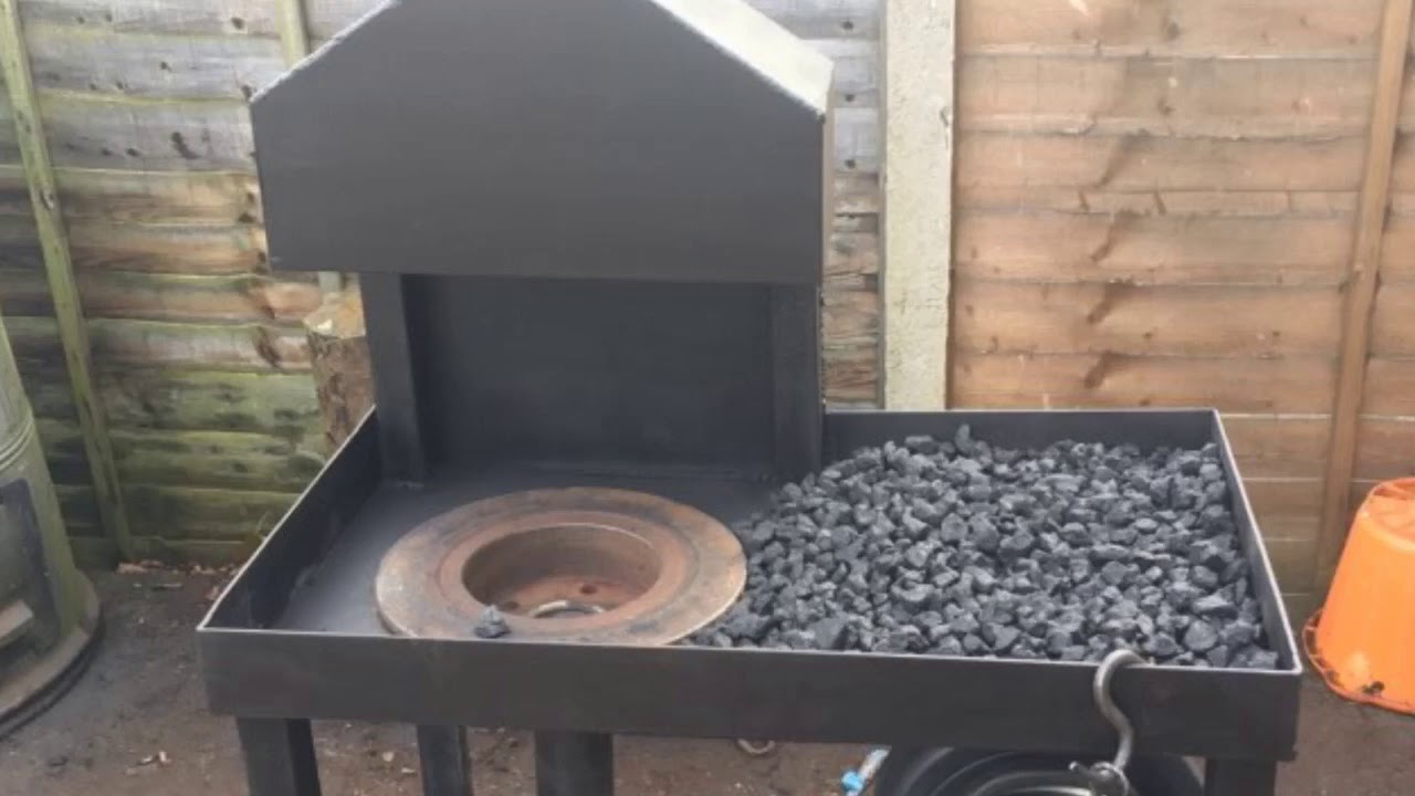 Homemade coke from brake drum YouTube