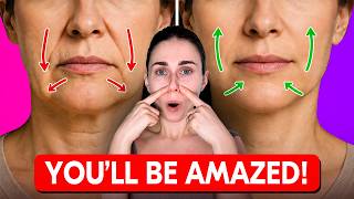 DROOPING MOUTH CORNERS? DO THIS TO LIFT THEM AND SOFTEN NASOLABIAL FOLDS!