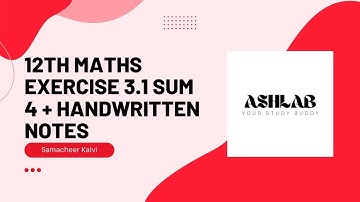 12th MATHS | Chapter 3 | Theory of Equations | Exercise 3.1 SUM  4 |தமிழ்| Ashlab maths & science |