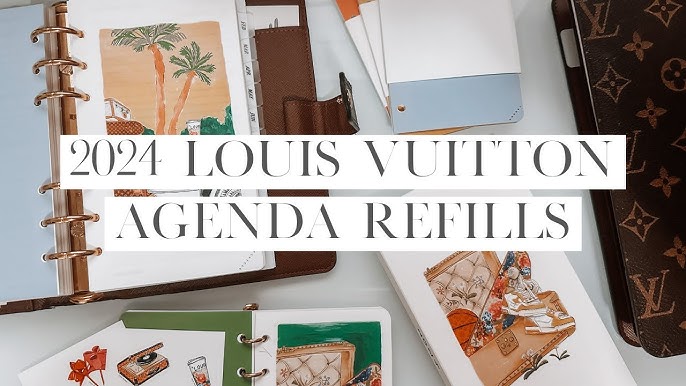 How I use my Louis Vuitton small ring agenda!! 