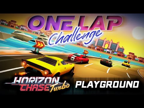 Horizon Chase Turbo (PC) - ONE LAP CHALLENGE PLAYGROUND SEASON Gameplay 1080p 60fps
