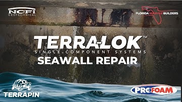 NCFI Terra-Lok Single Component Polyurethane is used to Stabilize Florida Seawall
