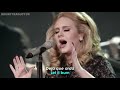 Adele - Set Fire To The Rain (Lyrics + Español) Live