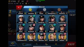 GENERALS GUIDE WC4: Which generals should I buy and how do I get the medals?