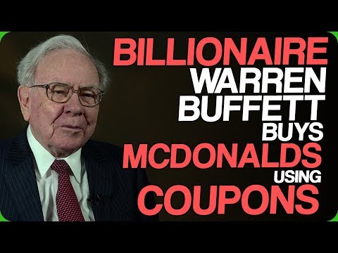 Billionaire Warren Buffett Buys McDonald’s Using Coupons (Microwave Bacon)