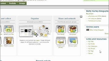 Tutorial One: Introducing Mahara