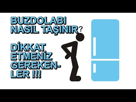 Video: Buzdolabını yan yatarak taşımak mümkün mü