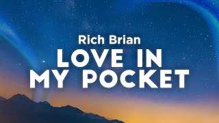 Rich Brian - Love In My Pocket (Clean - Lyrics)