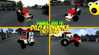 DILO KI DHADKAN TRACTOR FOR BUSSID! 😍 SWARAJ 855 FE MOD FOR BUSSID 🔥 screenshot 1