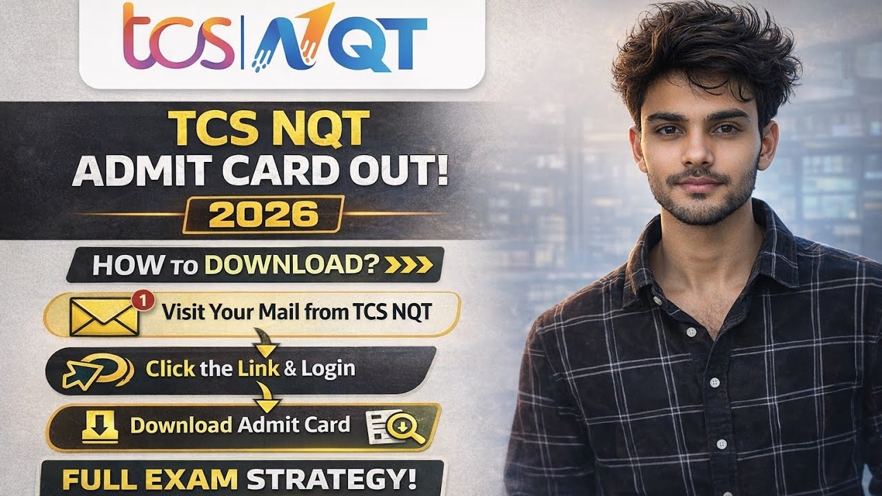 TCS NQT Admit Card 2026 Released 🔥 | How to Download Admit Card Step by ...