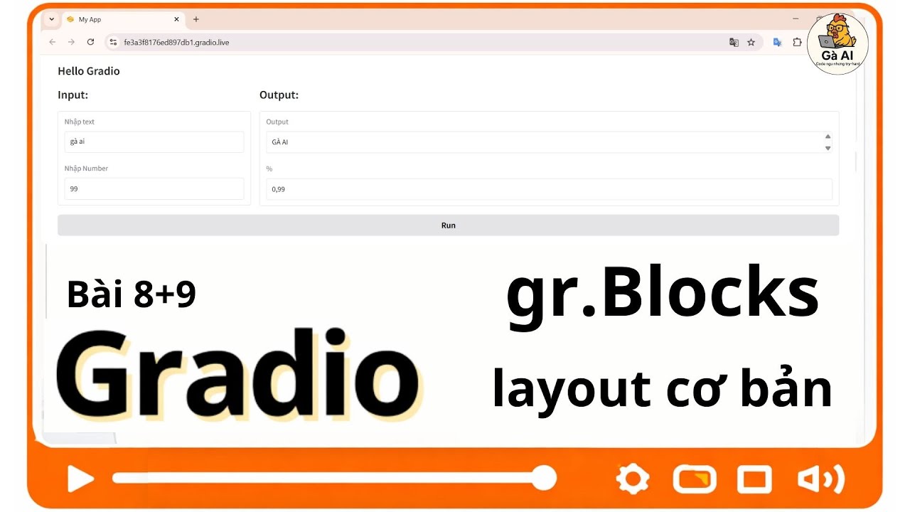 Gradio Buổi 3: ‐ Blocks & Row - Column - YouTube