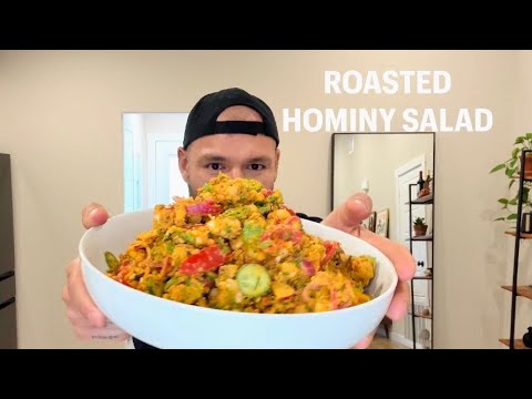Easy Roasted Chipotle Hominy Salad